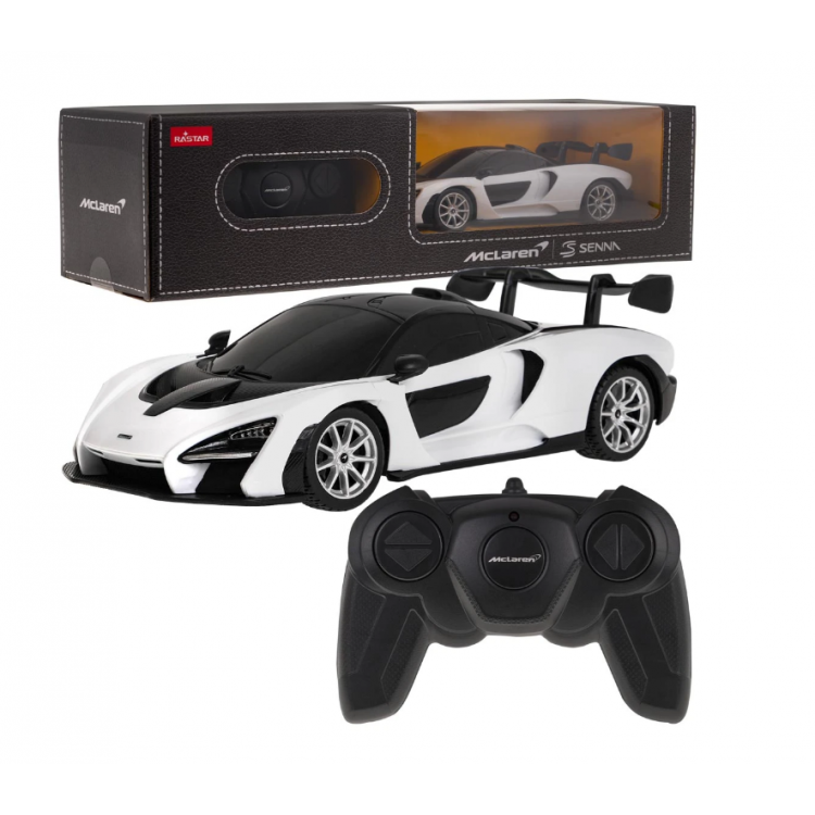 McLaren Senna RASTAR na diaľkové ovládanie 1:24 - biele McLaren Senna RASTAR na diaľkové ovládanie 1:24 - biele